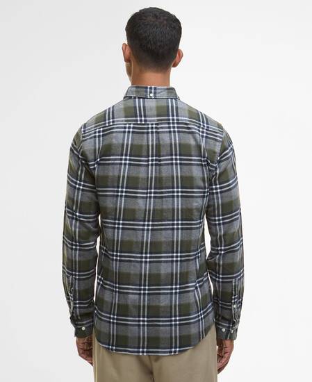 Fallbay Tailored Long-Sleeved Shirt Mid Grey Marl