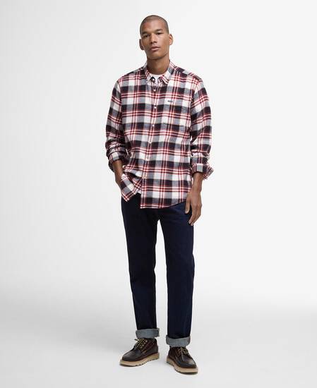 Fallbay Tailored Long-Sleeved Shirt Fired Brick