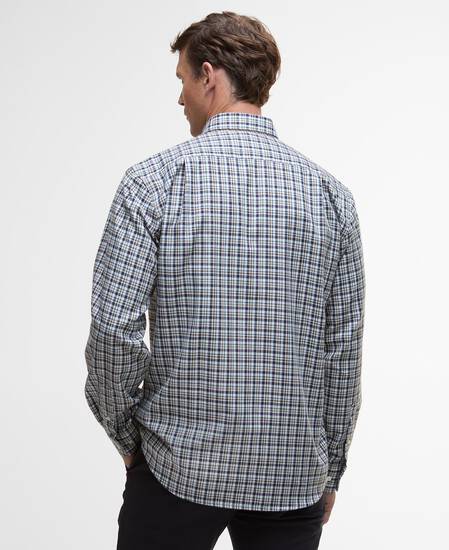 Panwell Thermo-Weave Checked Shirt Navy