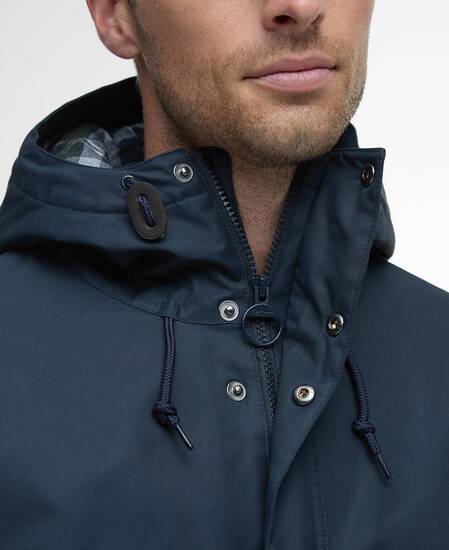 Modern Lorden Showerproof Mac Navy