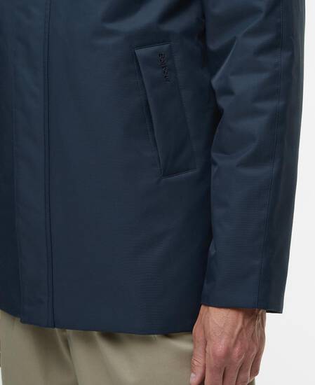 Modern Lorden Showerproof Mac Navy