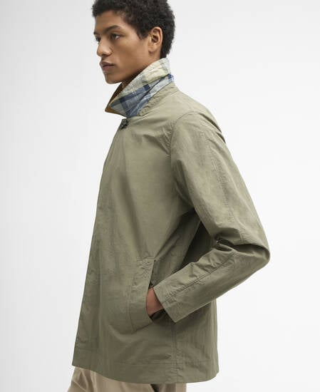 Short Rokig Showerproof Jacket Dusty Olive