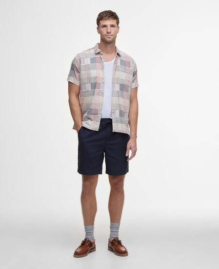 Cotton Linen Relaxed Shorts 