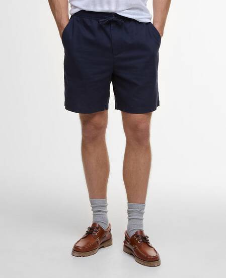 Cotton Linen Relaxed Shorts 