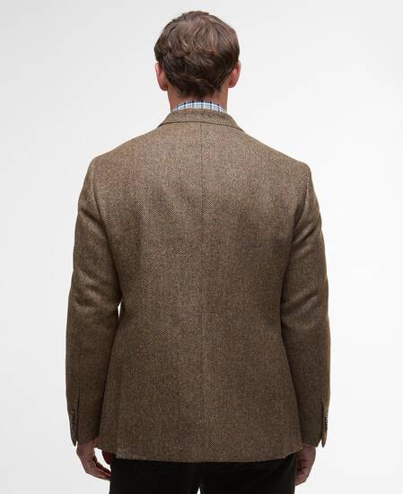 Firth Moons Herringbone Blazer Brown