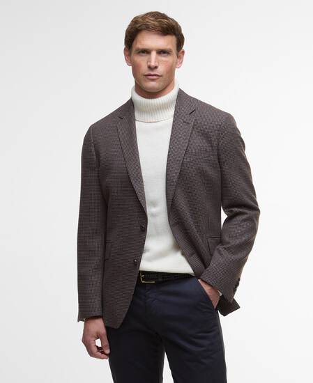 Holloway Check Blazer Brown