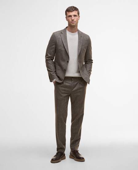 Kensington Check Blazer Brown