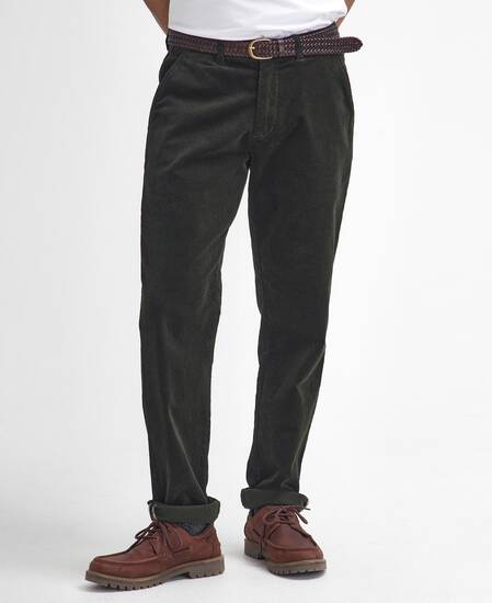 Stretch Cord Tailored Trousers 