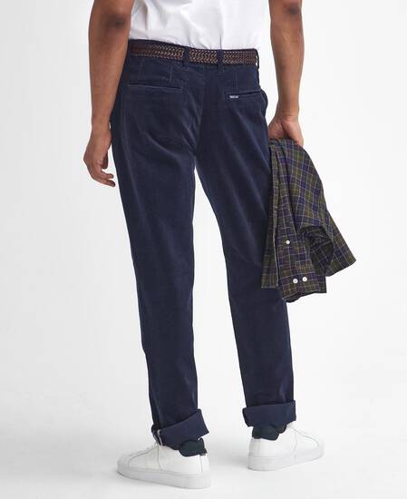 Stretch Cord Tailored Trousers 
