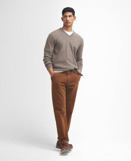 Stretch Cord Tailored Trousers 