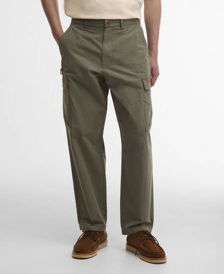 Spey Poplin Relaxed Trouser Archive Olive