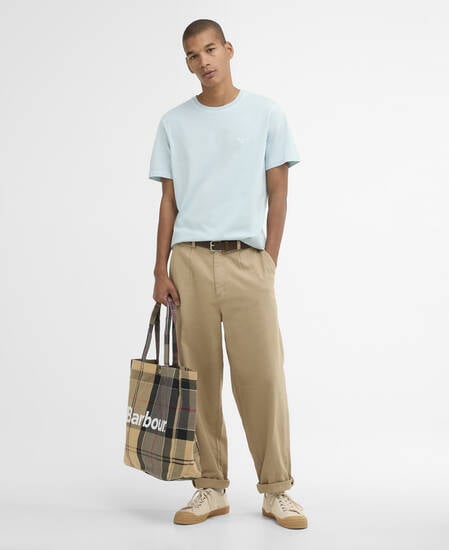 Cotton Linen Relaxed Trouser Washed Stone