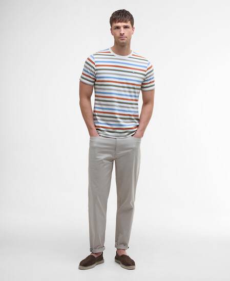 Rokeby Striped T-Shirt Whisper White