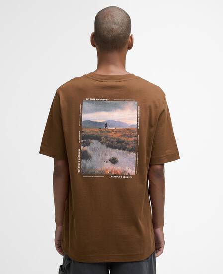 Parkend Photographic Relaxed T-Shirt Umber