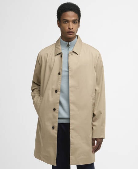 Rokig Lightweight Mac Jacket Washed Stone/Highland Loch