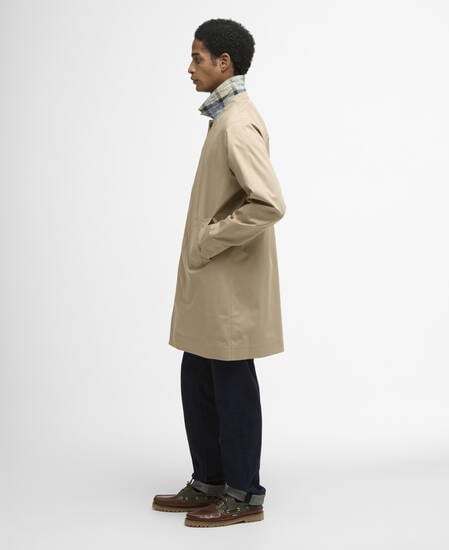 Rokig Lightweight Mac Jacket Washed Stone/Highland Loch