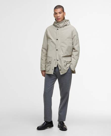 Winter Ashby Waterproof Jacket Washed Stone