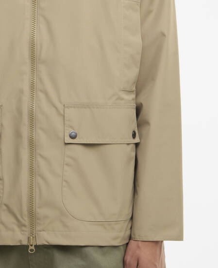 Domus Waterproof Jacket Washed Stone