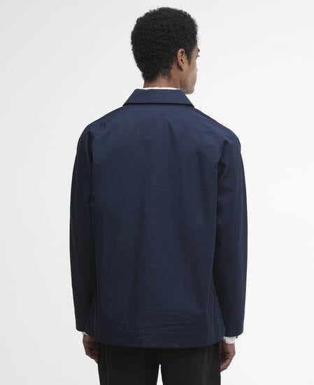 Short Rokig Waterproof Jacket Navy/Highland Loch