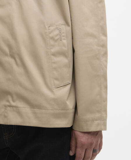 Short Rokig Waterproof Jacket Washed Stone/Highland Loch