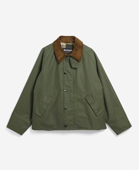 Transport Waxed Jacket Light Moss