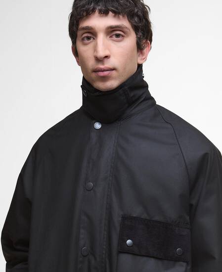 Modified Solway Waxed Jacket Black