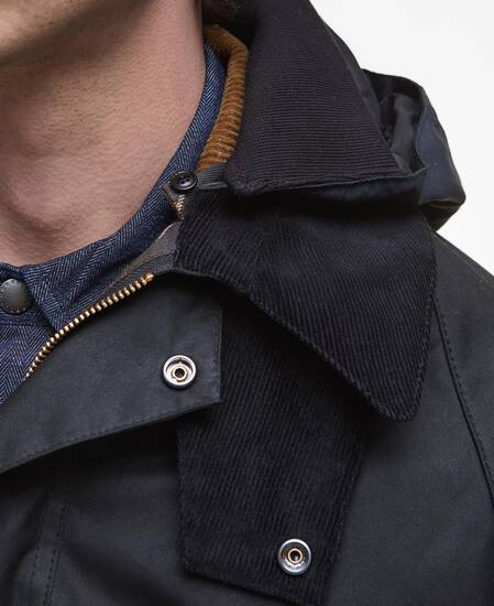 Modified Solway Waxed Jacket Black