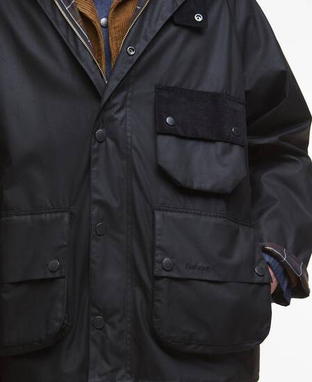 Modified Solway Waxed Jacket Black