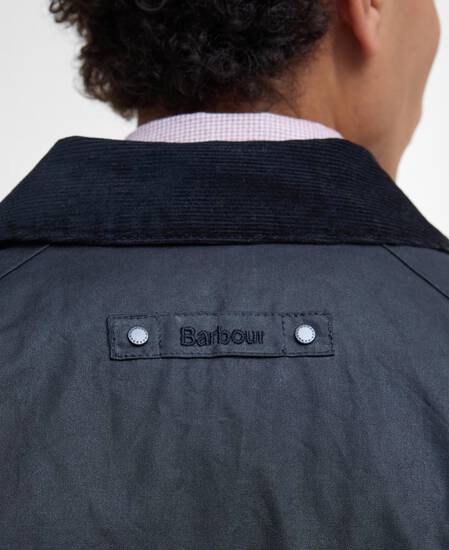 Lorden Waxed Mac Navy