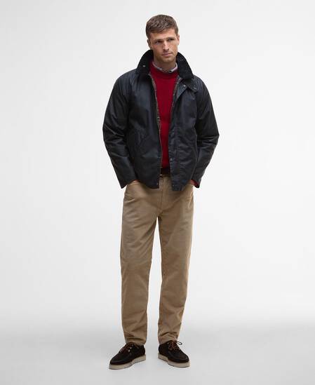 Tracker Waxed Jacket Navy