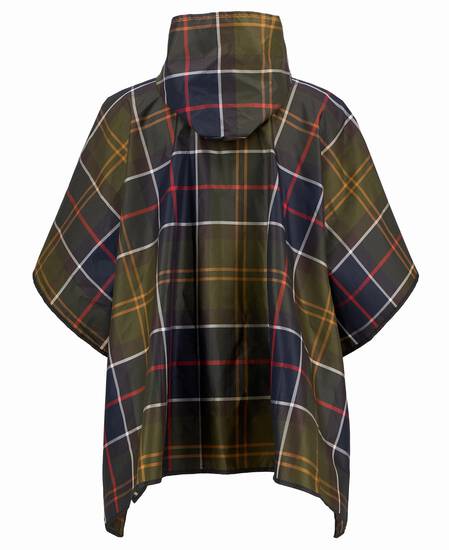 Tartan Showerproof Poncho 
