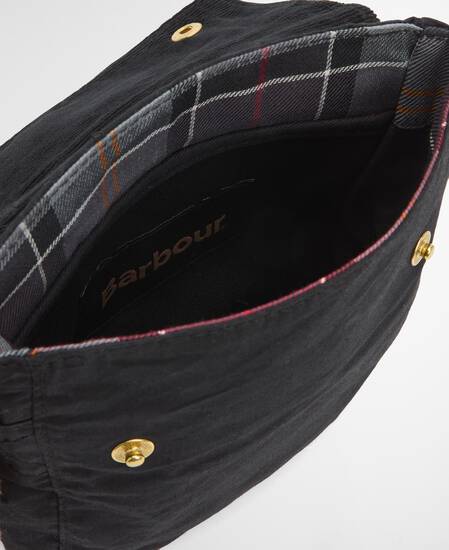 Transport Crossbody Bag Black/Modern Tartan